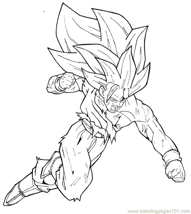 650x729 Goku Coloring Pages Super Coloring Pages Ssgss Goku Coloring Pages