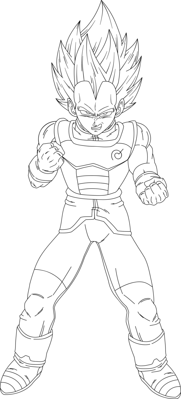 602x1326 Vegeta Dragon Ball Super Ssgss Lineart By Dragonballaffinity