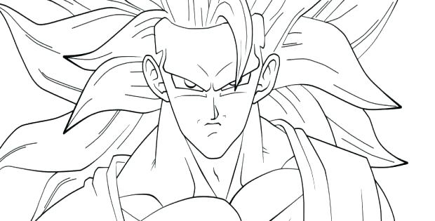 620x315 Goku Coloring Page Coloring Pages Dragon Ball Z Large Size