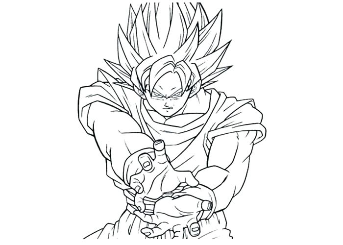700x500 Goku Super Saiyan Coloring Pages Super Coloring Pages Super