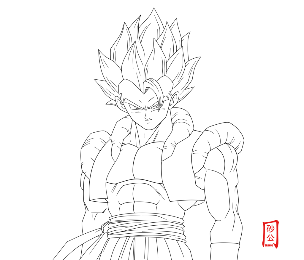 1024x878 Drawing Goku Ssj4 Dbz Gogeta Coloring Pages 500007