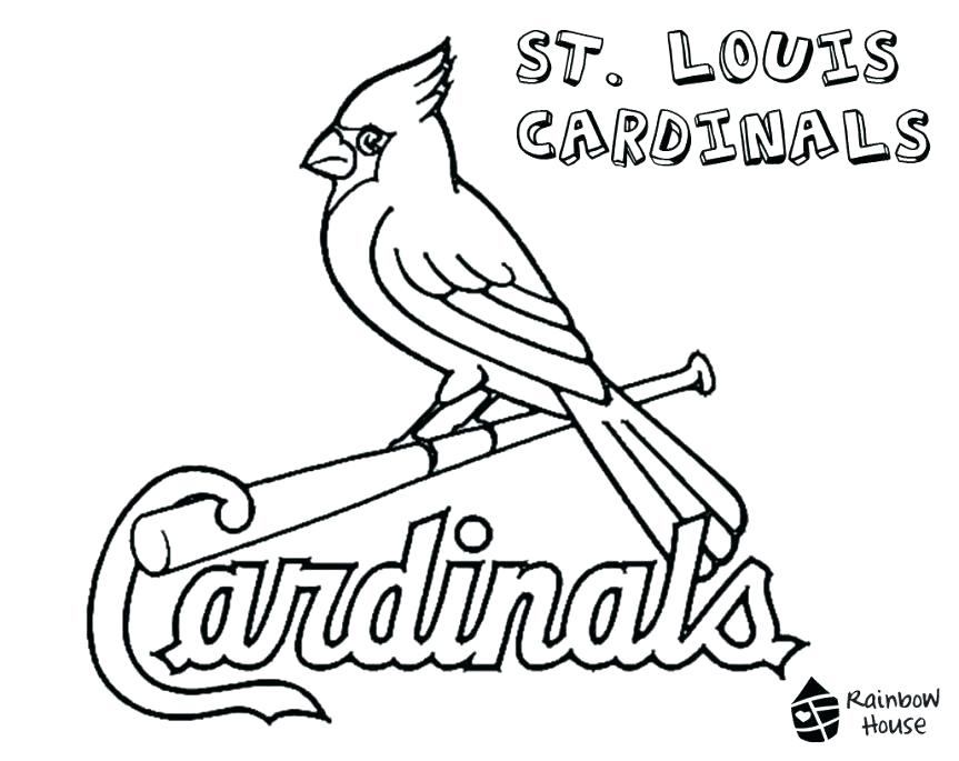 863x685 Fredbird Coloring Page This Is St Louis Cardinals Coloring Pages