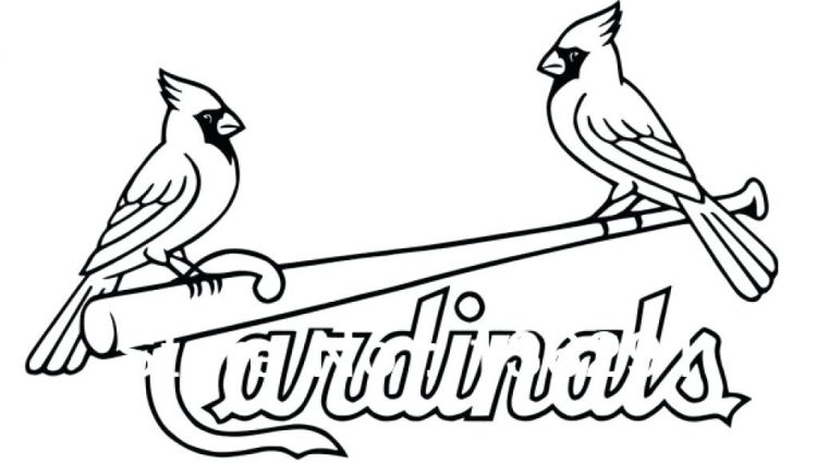 750x425 St Louis Cardinals Logo Coloring Pages St Louis Coloring Pages St