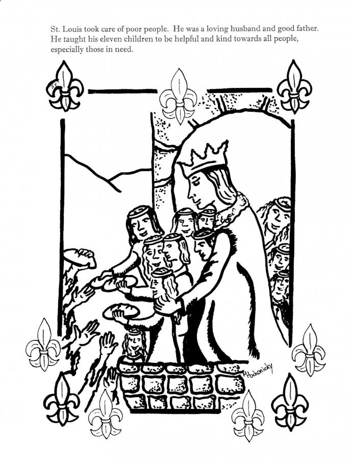 690x908 St Louis Coloring Pages Saint Louis Jpeg Coloring Pages Catholic