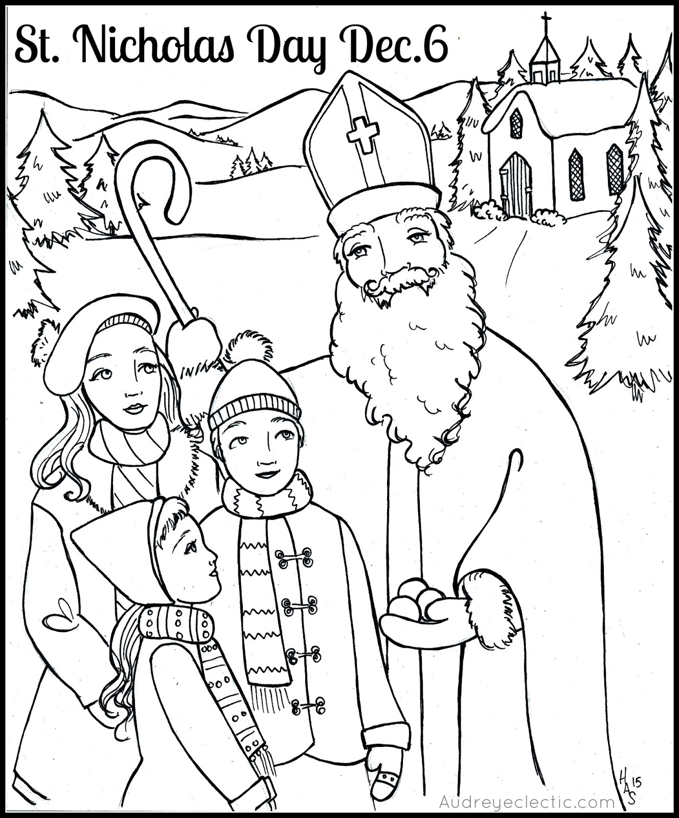 1328x1600 Free Printable St. Nicholas Day!