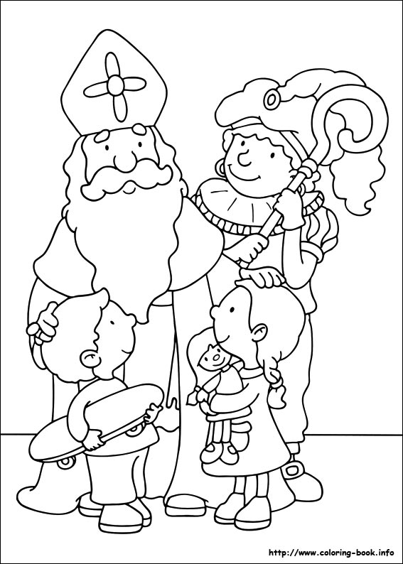 567x794 St Nicholas Day Coloring Pages