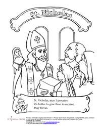 200x259 St. Nicholas Center Coloring Amp Activity Sheets St Nicholas