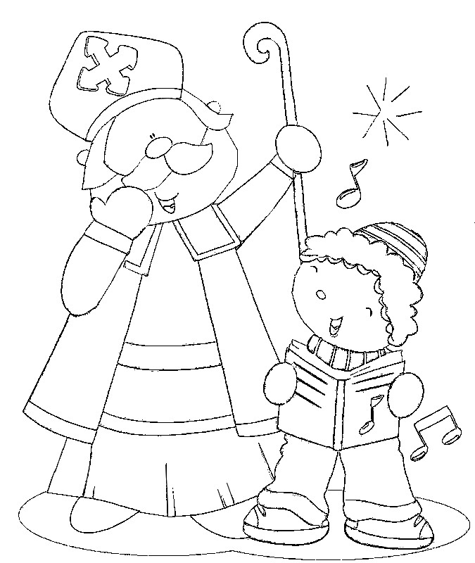675x800 Coloring Page Saint Nicholas Day 101