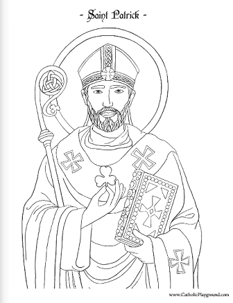 336x438 St Patrick Coloring Pages Saint Patrick Coloring Page March 17th