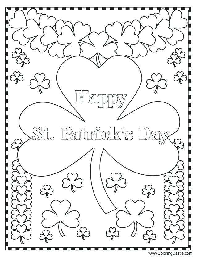 638x836 St Patrick Day Coloring Pages St Day Festivities Click Here