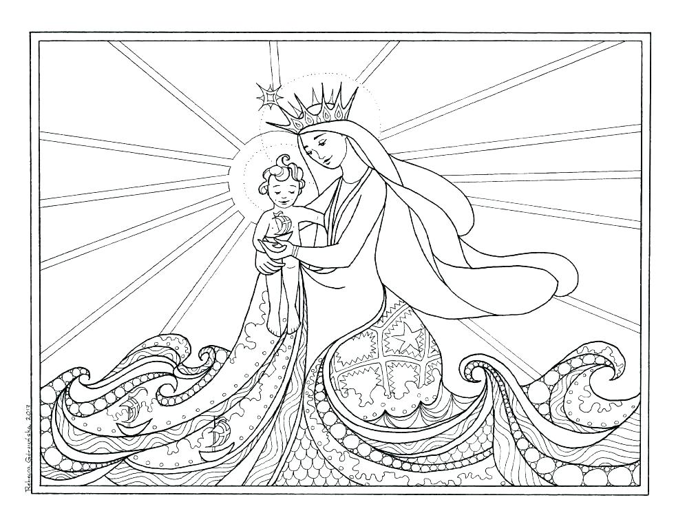 982x758 Catholic St Patrick Coloring Pages New Saints T Page Printable