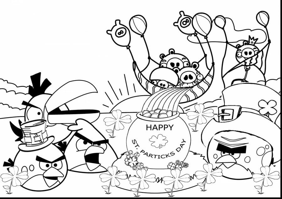 900x636 Free Printable St. Patrick's Day Coloring Pages