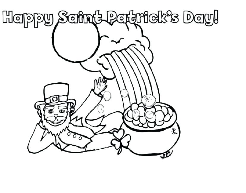 828x650 St Patrick Coloring Pages Religious Saint Coloring Pages For St