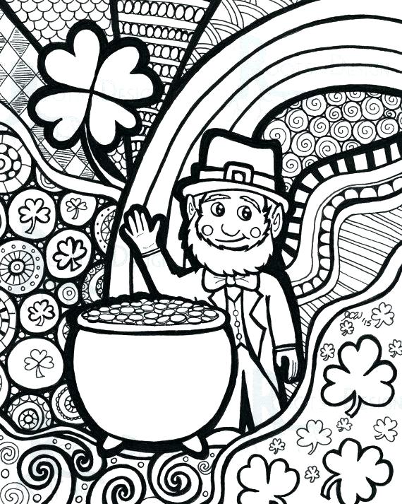570x713 St Patricks Coloring Pages 76 In Addition To Free Printable Happy