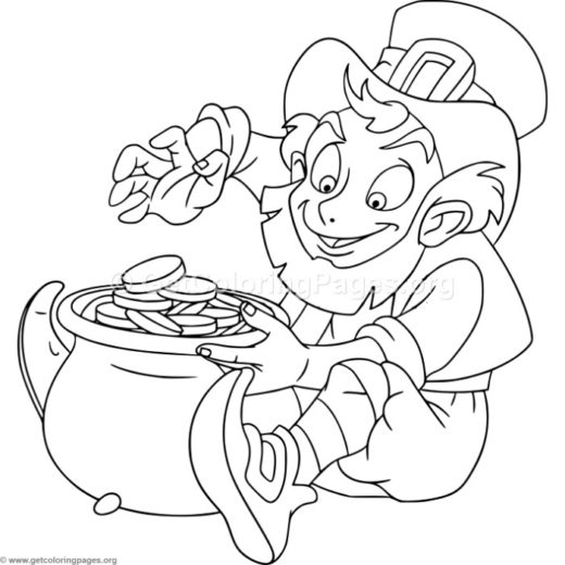 520x520 St Patrick Coloring Pages Religious