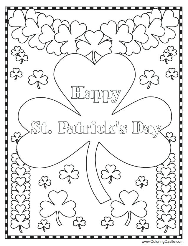 638x836 Inspirational Saint Patrick Coloring Pages Or May The Blessings