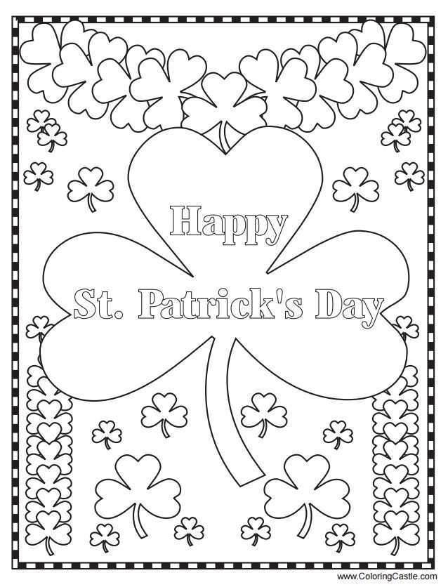 638x836 St Patrick Coloring Pages Free 259 Free Printable St Patricks Day