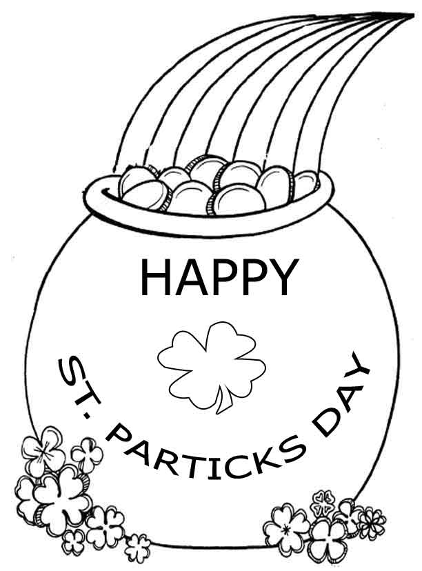612x828 St. Patrick's Day Coloring