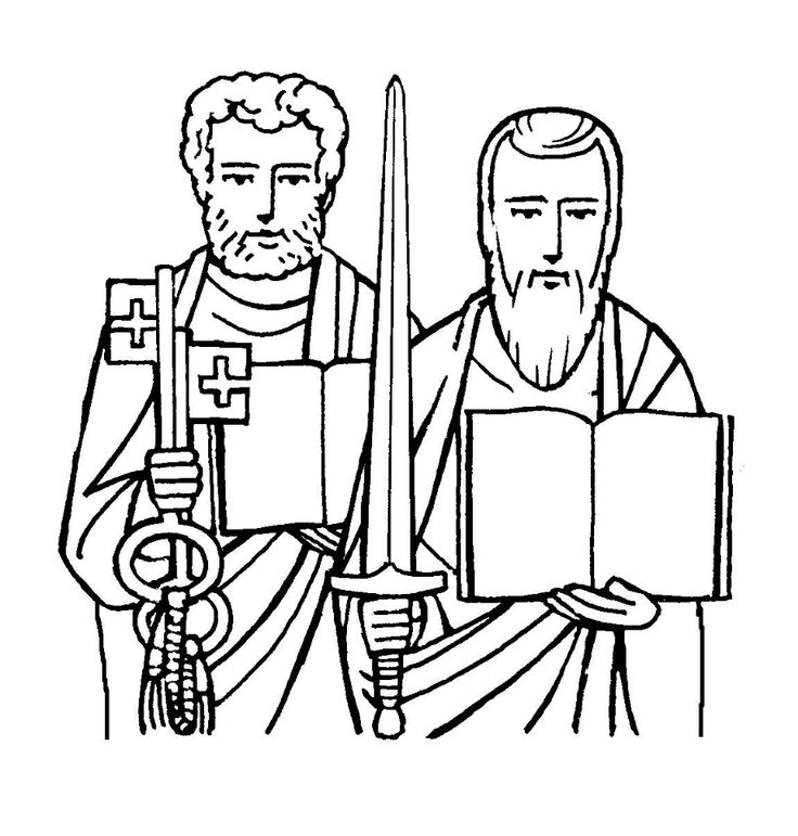 St Peter Coloring Page