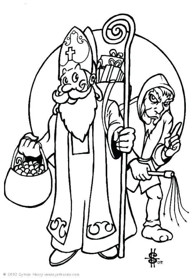 621x900 Saint Nicholas Coloring Pages Saint Coloring Pages With Saint