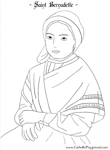 374x507 Saints Coloring Pages Catholic Playground