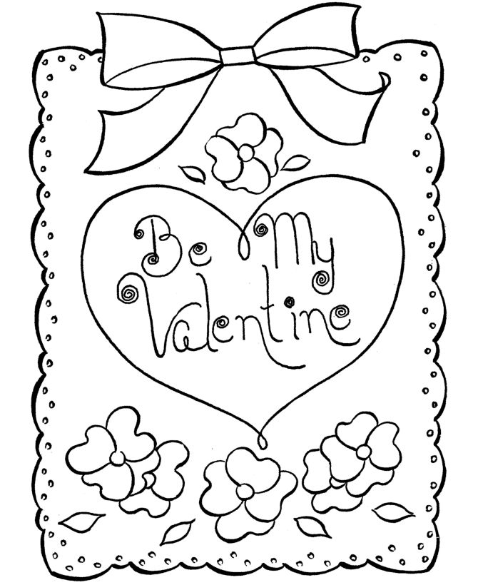 St Valentine Coloring Page