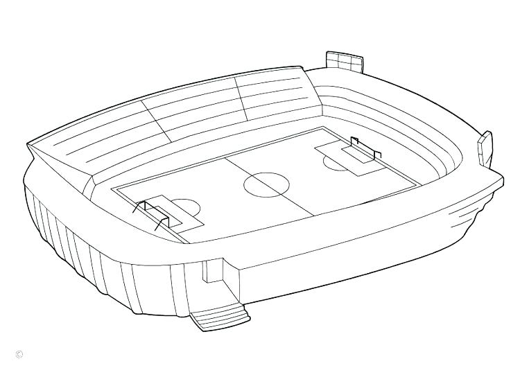 750x531 Football Field Coloring Page Football Coloring Book Plus Football