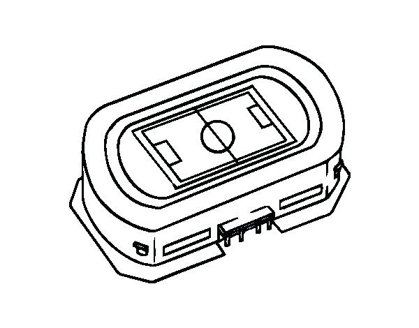 600x470 Football Stadium Coloring Page Football Stadium Coloring Page