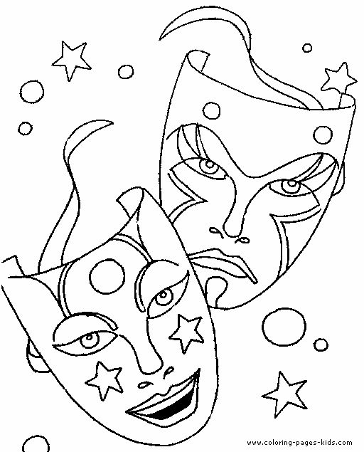 Stage Coloring Page