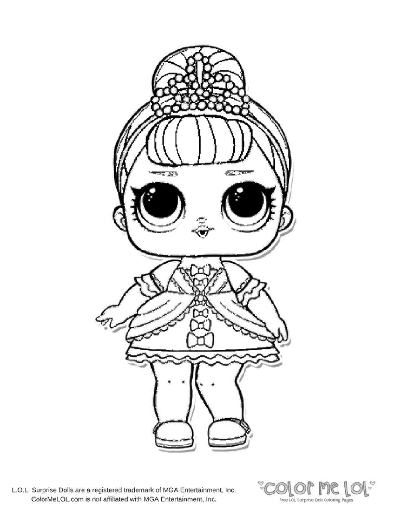 1270x1643 Color Me Lol Fancy Coloring Page