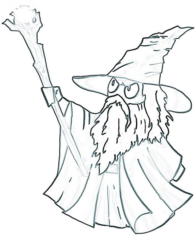 658x800 Hobbit Coloring Page Free Download