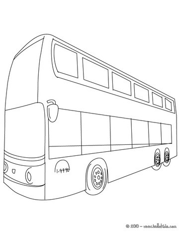 364x470 Bus Coloring Pages