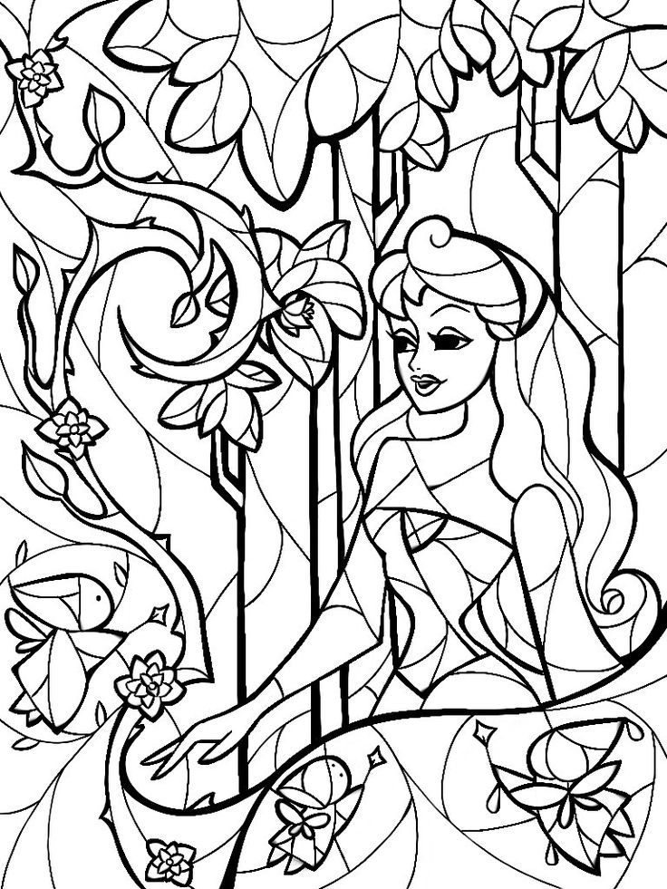 736x981 73 Best Stained Glass Coloring Pages For Adults Images