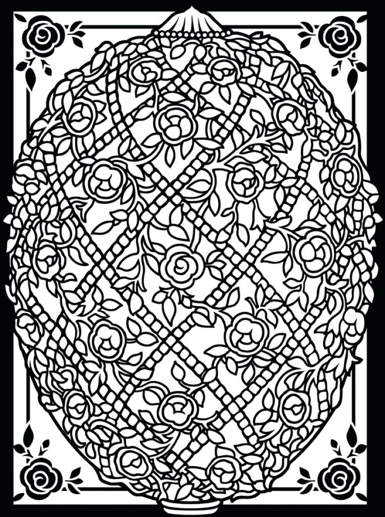 763x1024 Stained Glass Coloring Pages