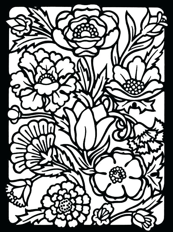 575x770 Stained Glass Coloring Page Free Nativity Stained Glass Coloring