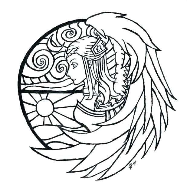 618x633 Window Coloring Page Idea Stained Glass Window Coloring Pages