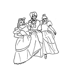 230x230 Top 25 Free Printable Cinderella Coloring Pages Online