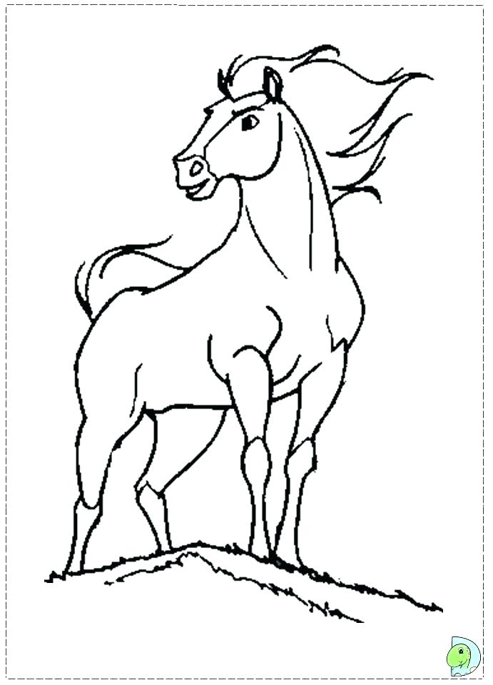 691x960 Great Spirit Stallion Of The Cimarron Coloring Pages 24