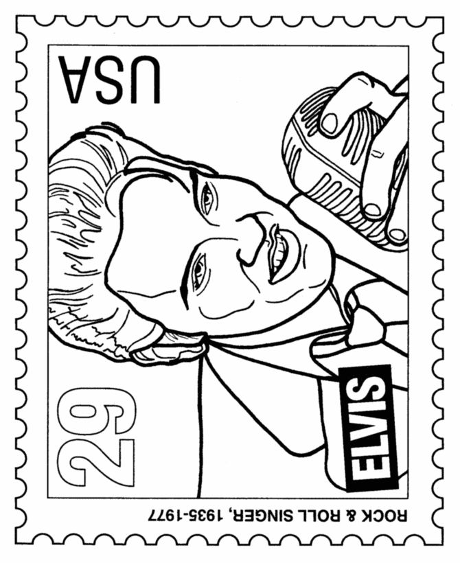 670x820 Elvis Presley Clipart Elvis Presley Coloring Pages