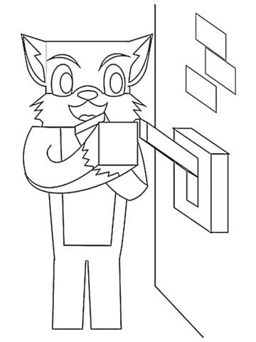 Stampy Cat Coloring Pages