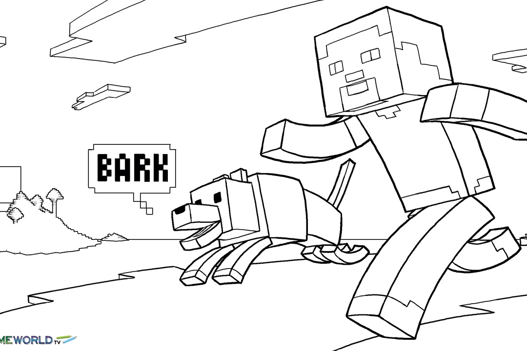 1080x720 Stampy Coloring Pages Minecraft Coloring Pages Images Download