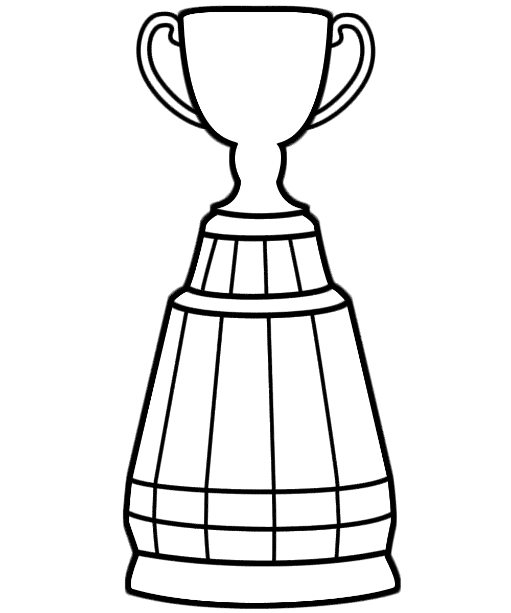 1000x1200 Trophy Coloring Page
