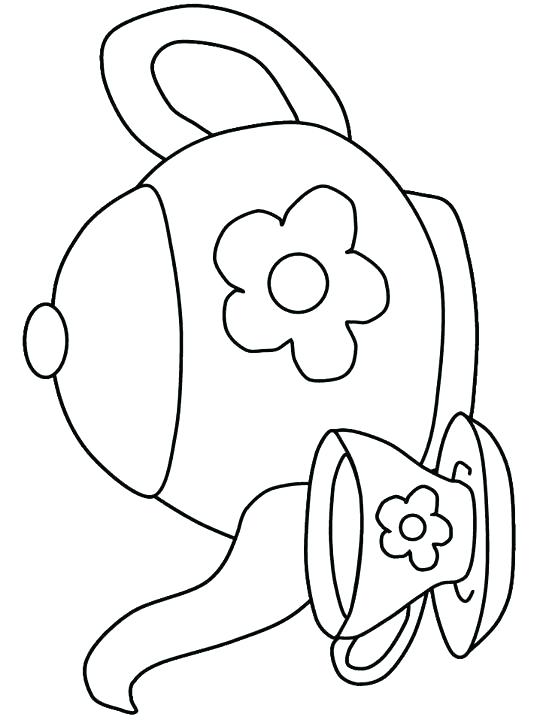 540x720 Cup Coloring Page Tea Cup Coloring Page Tea Pot Coloring Sheets