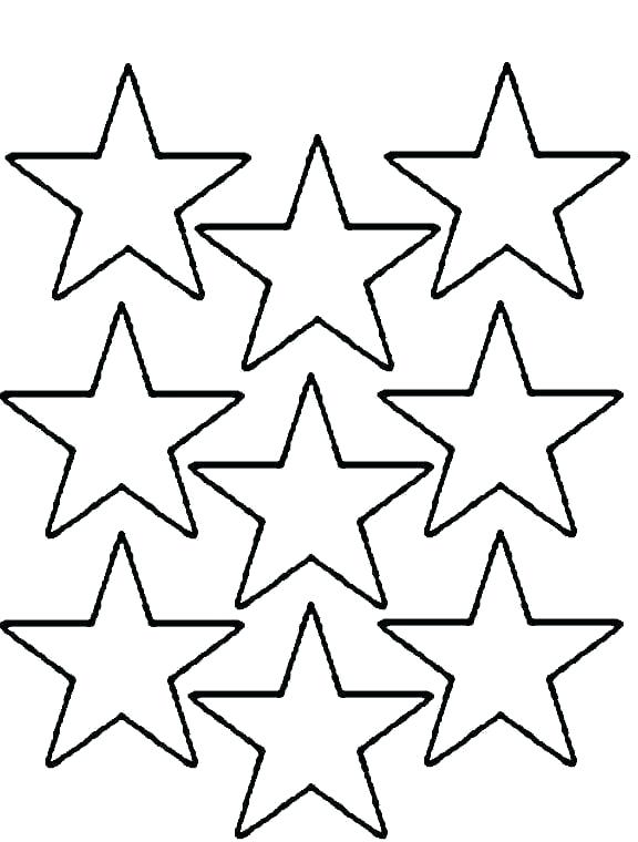 576x760 Star Coloring Pages Printable Printable Star Coloring Pages Star
