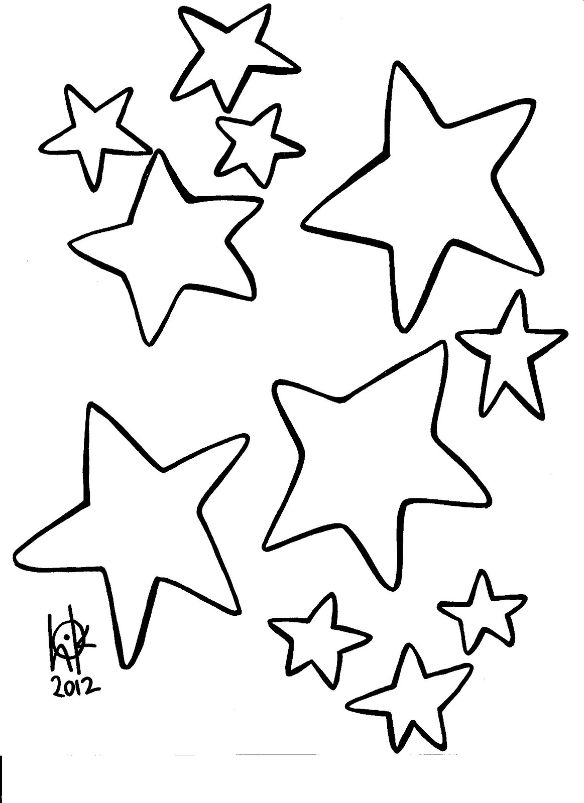1163x1600 Stars Coloring Pages