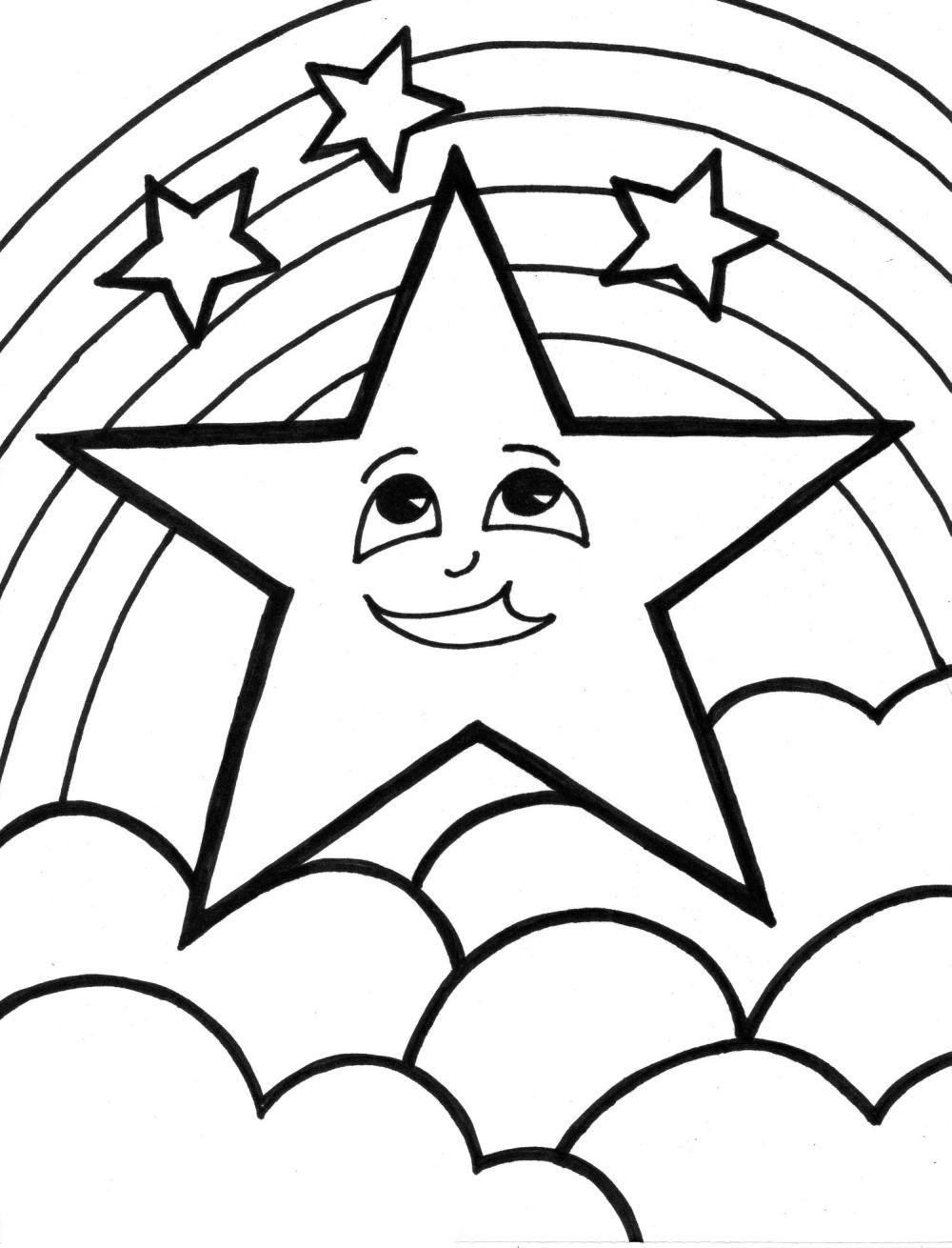 1000x1310 Free Printable Star Coloring Pages For Kids Birthday Party
