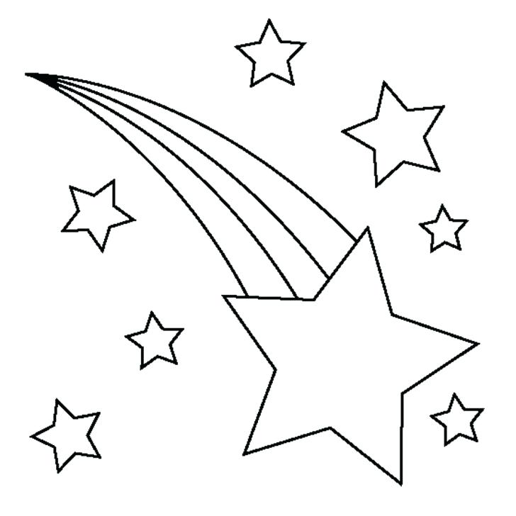 728x728 Stars Coloring Pages Shooting Stars Coloring Pages Star Coloring