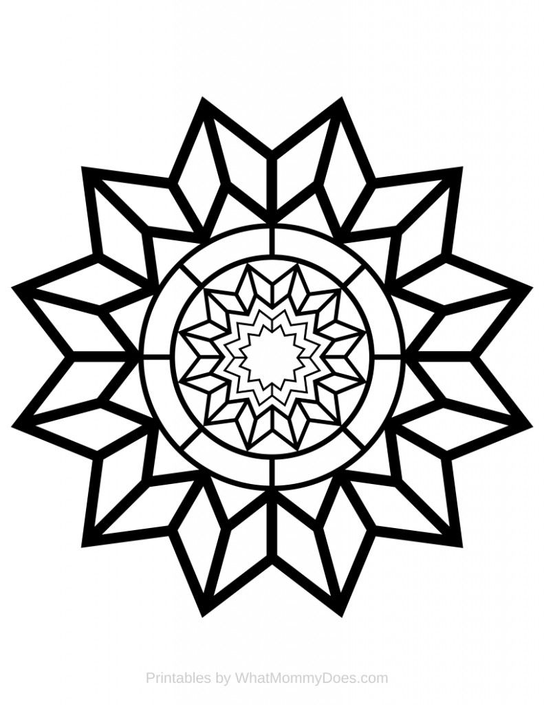 791x1024 Free Printable Adult Coloring Page