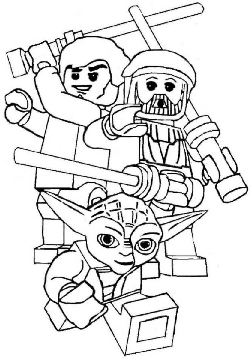 837x1200 Lego Star Wars Coloring Pages