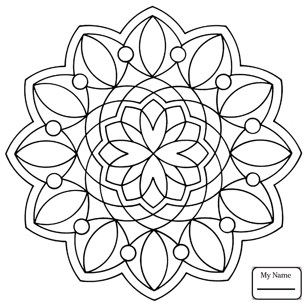 989x982 Printable Arts Culture Easy Mandala With Stars Simple Mandalas